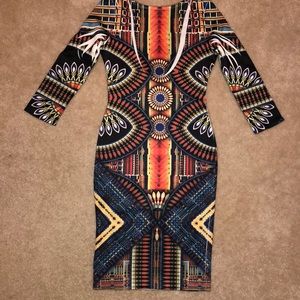 Tribal design dress